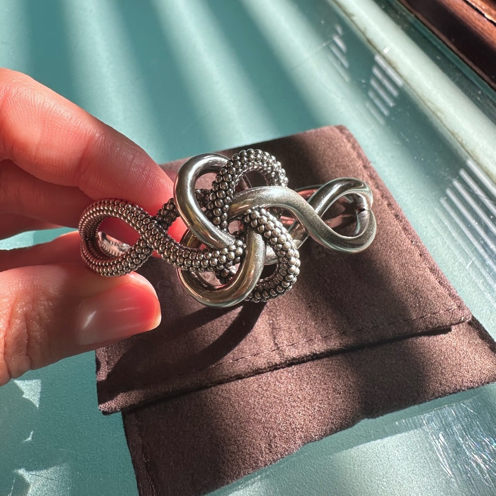 LAGOS Caviar Sterling Silver Intertwined Cuff